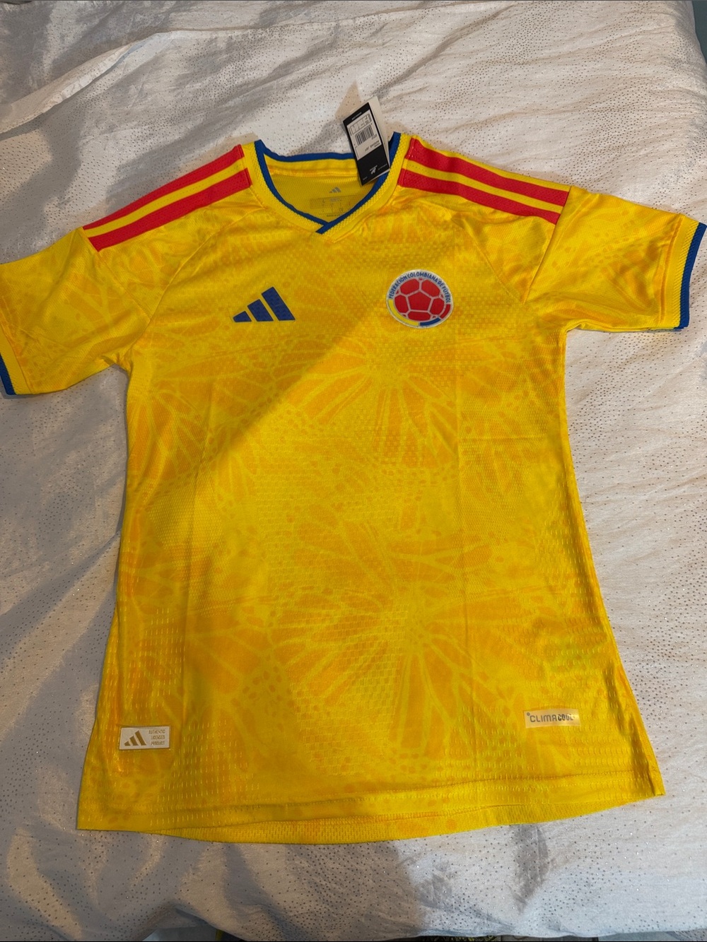 Adidas Colombia National Team Home Jersey - Yellow for women size L
